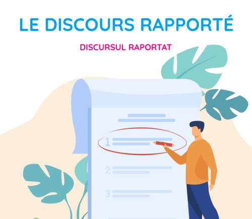 Broșură Învață Franceză - Discursul raportat